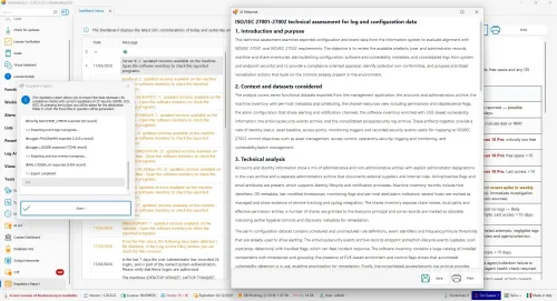 Regulatory Report – Automated compliance output for audits and regulatory assessments
